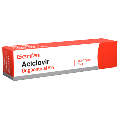 ACICLOVIR GENFAR UNGUENTO TÓPICO 5% Ungüento