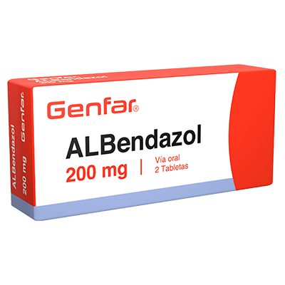 ALBENDAZOL GENFAR Tabletas