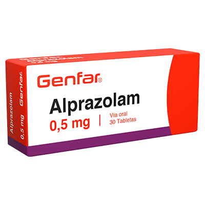 ALPRAZOLAM GENFAR 0.5 MG Tabletas