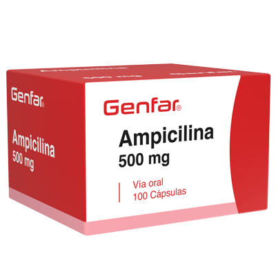 AMPICILINA GENFAR 500 MG Cápsulas