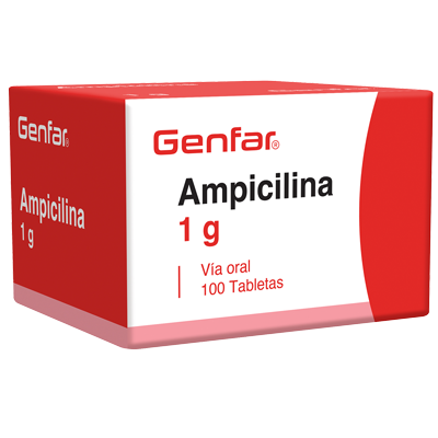 AMPICILINA GENFAR 1G Tabletas