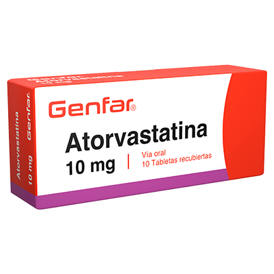 ATORVASTATINA GENFAR 10 MG