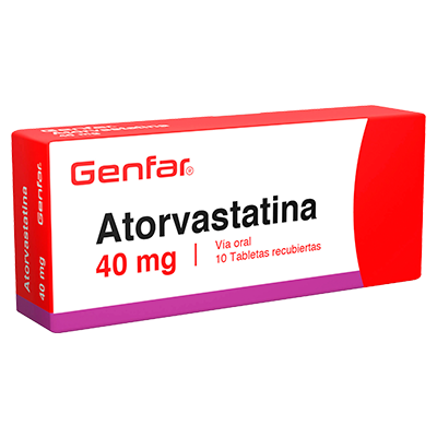 ATORVASTATINA GENFAR 40 MG