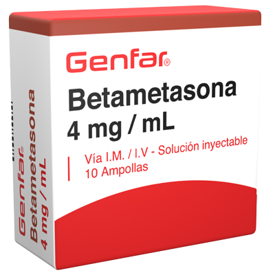 BETAMETASONA GENFAR 4 MG / ML Inyectable