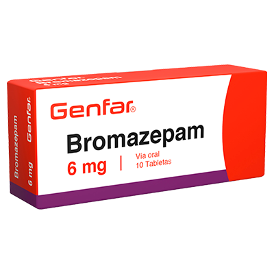 BROMAZEPAM GENFAR 6 MG Tabletas