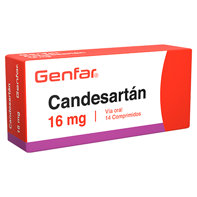 CANDESARTÁN GENFAR 16 MG Tabletas