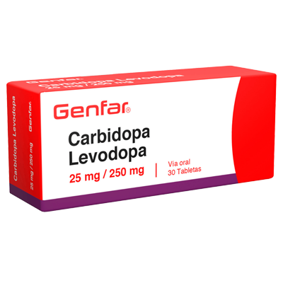 CARBIDOPA 25 MG Y LEVODOPA 250 MG GENFAR Tabletas