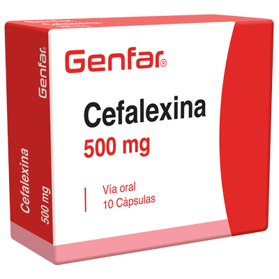CEFALEXINA GENFAR 500 MG Cápsulas