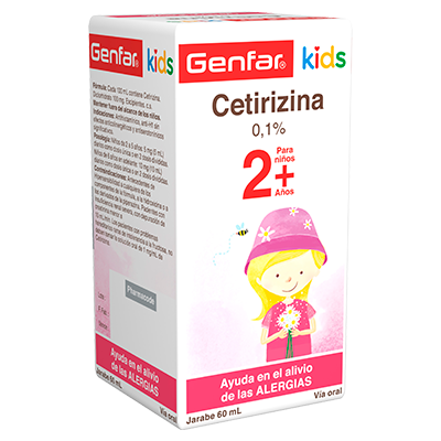 CETIRIZINA GENFAR 0.1% Jarabe