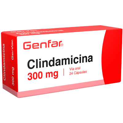 CLINDAMICINA GENFAR 300 MG Cápsulas