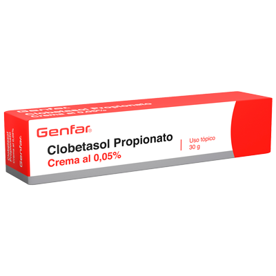 CLOBETASOL PROPIONATO GENFAR 0.05% Crema