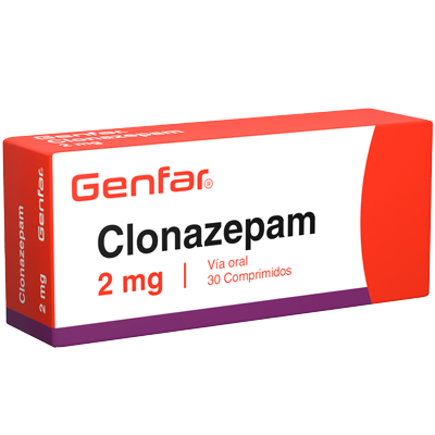 CLONAZEPAM GENFAR 2.0MG Tabletas