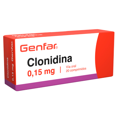 CLONIDINA GENFAR 0.15MG Tabletas