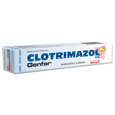 CLOTRIMAZOL GENFAR 1% Crema tópica