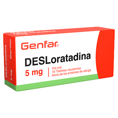 DESLORATADINA GENFAR 5 MG
