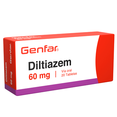 DILTIAZEM GENFAR 60 MG Tabletas