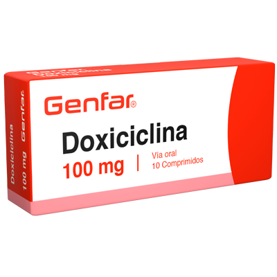 DOXICICLINA GENFAR 100 MG Tabletas