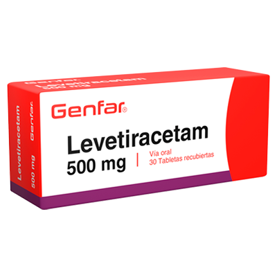 LEVETIRACETAM GENFAR 500 MG Tabletas