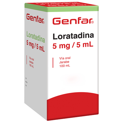LORATADINA GENFAR 5 MG / 5 ML