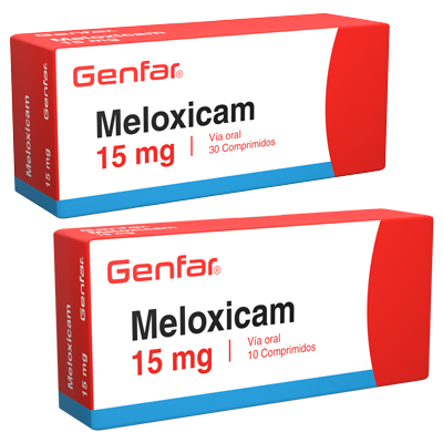 MELOXICAM GENFAR 15 MG Tabletas