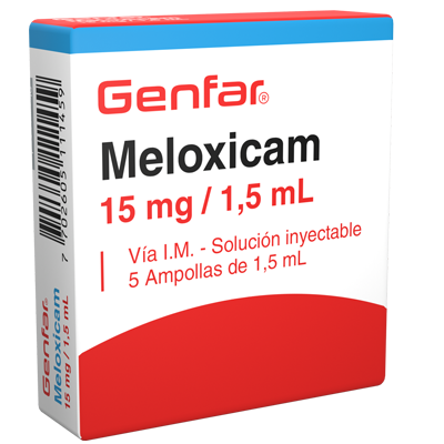 MELOXICAM GENFAR Solución inyectable