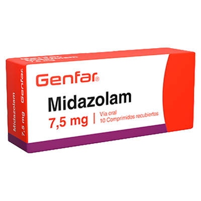 MIDAZOLAM GENFAR 7.5 MG Tabletas