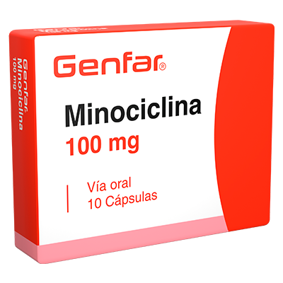 MINOCICLINA GENFAR 100 MG Cápsulas