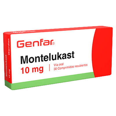 MONTELUKAST GENFAR 10 MG Tabletas recubiertas