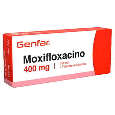 MOXIFLOXACINO GENFAR Tabletas recubiertas