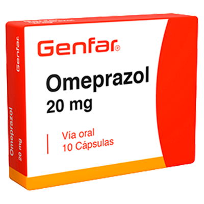 OMEPRAZOL GENFAR 20 MG Cápsulas