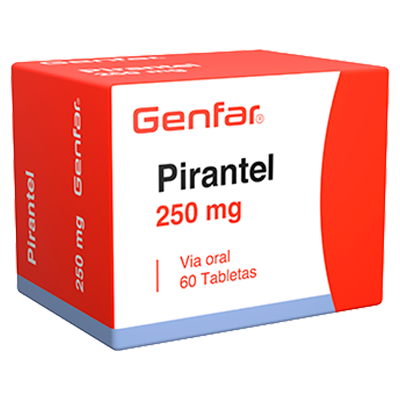 PIRANTEL GENFAR 250 MG Tabletas