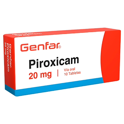 PIROXICAM GENFAR 20 MG Tabletas