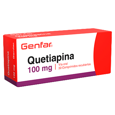QUETIAPINA GENFAR 100 MG Tabletas recubiertas