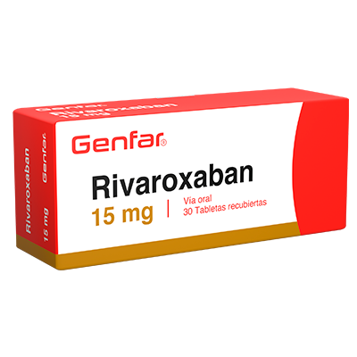 RIVAROXABÁN GENFAR 15 MG Tabletas recubiertas