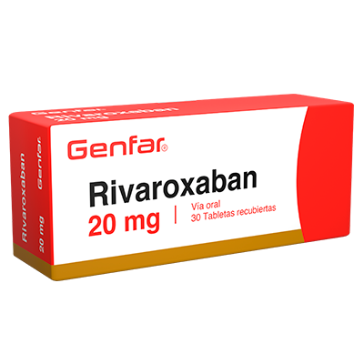 RIVAROXABÁN GENFAR 20 MG Tabletas recubiertas