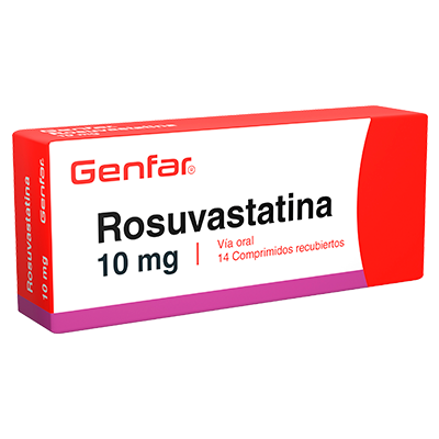 ROSUVASTATINA GENFAR 10 MG Tabletas