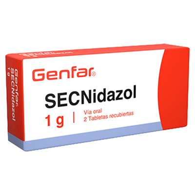 SECNIDAZOL GENFAR1 G Tabletas recubiertas