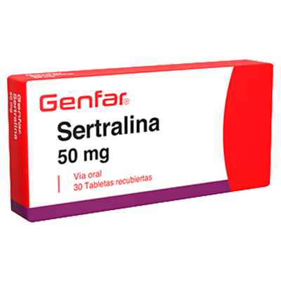 SERTRALINA GENFAR 50 MG Tabletas recubiertas