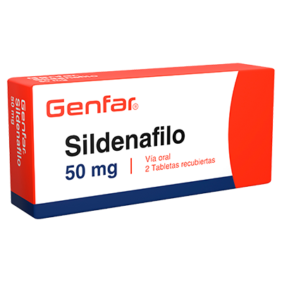 SILDENAFIL CITRATO GENFAR 50 MG Tabletas recubiertas