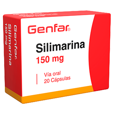 SILIMARINA GENFAR 150 MG Cápsulas