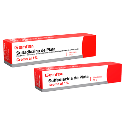 SULFADIAZINA DE PLATA  GENFAR 1 G Crema