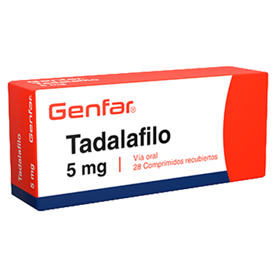 TADALAFILO GENFAR Tabletas recubiertas