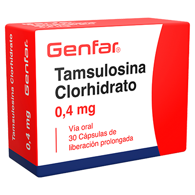 TAMSULOSINA GENFAR 0.4 MG Cápsulas retard