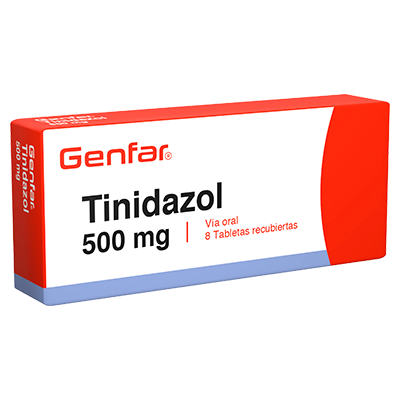 TINIDAZOL GENFAR 500 MG Tabletas recubiertas