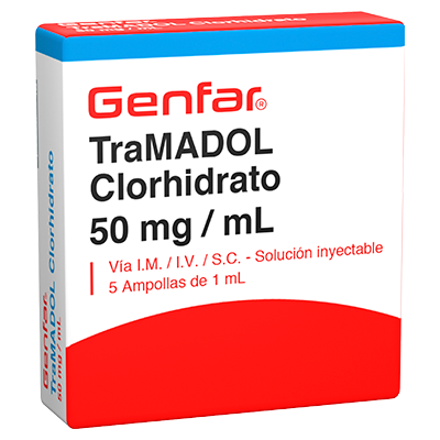 TRAMADOL GENFAR 50 MG/ML Inyectable