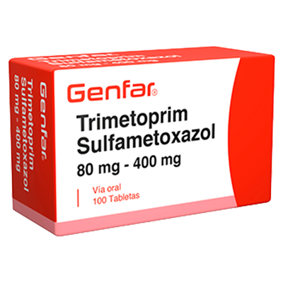 TRIMETOPRIM SULFAMETOXAZOL GENFAR 80-400 MG / 5 ML Suspensión