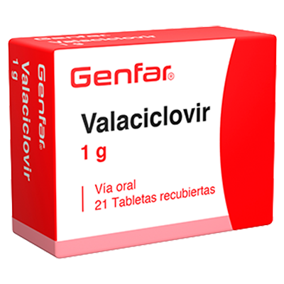 VALACICLOVIR GENFAR 1 G Tabletas recubiertas