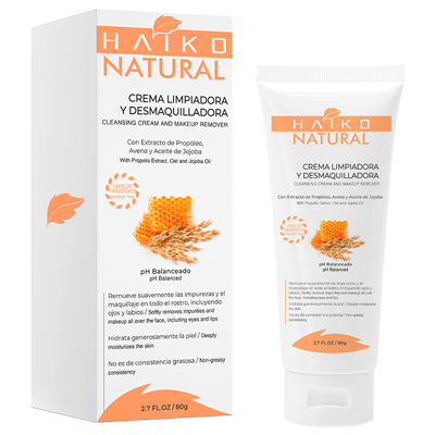 CREMA LIMPIADORA Y DESMAQUILLADORA HAIKO NATURAL Crema