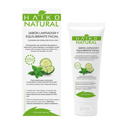 JABÓN LIMPIADOR Y EQUILIBRANTE FACIAL EN GEL HAIKO NATURAL