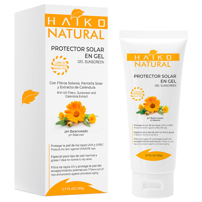 PROTECTOR SOLAR EN GEL HAIKO NATURAL
